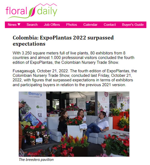 ExpoPlantas 2022 surpassed expectations
