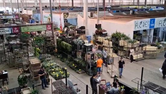 Centro de Abastecimiento Ceaflor en Holambra, Brasil